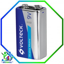 Bateria 9v Alcalina Voltek